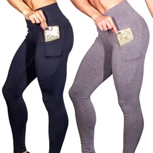 Push Up Black Leggings  High Waist Workout Polyester fitness Leggings Activewear