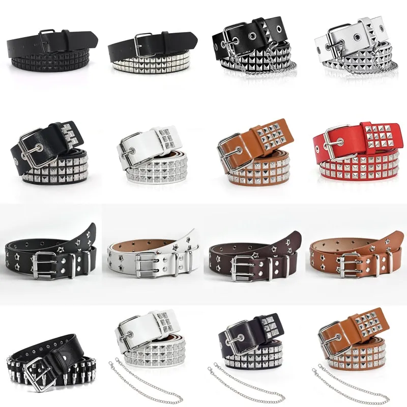 Pyramid Fashion Rivet Belt