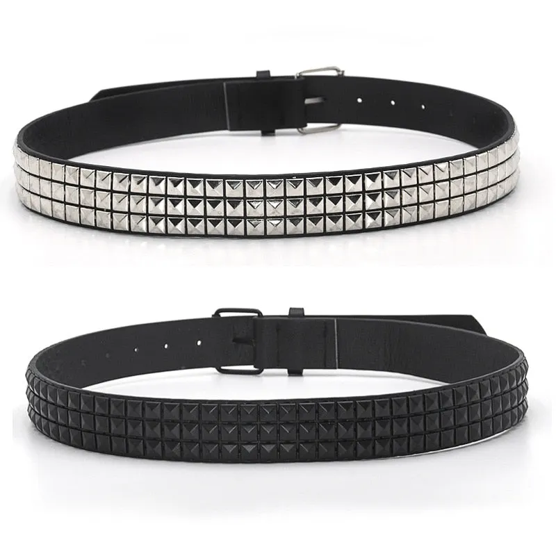 Pyramid Fashion Rivet Belt