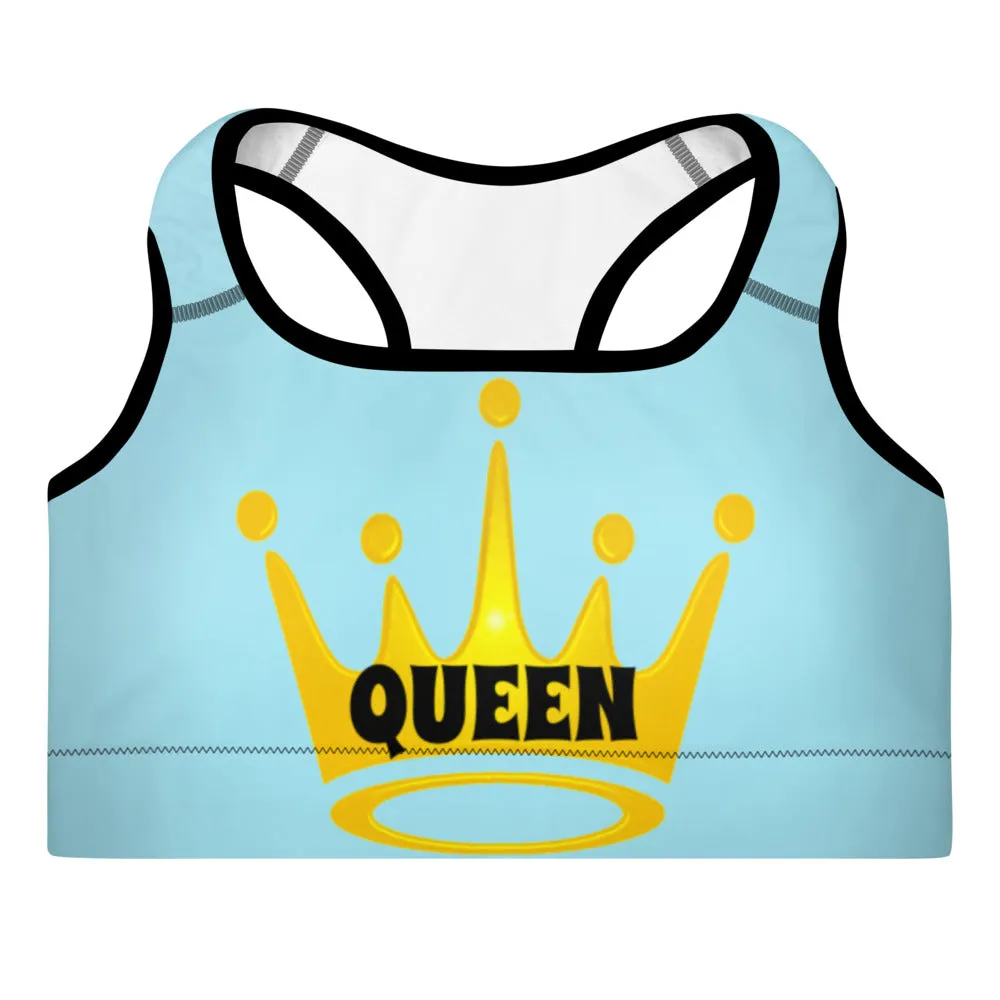 Queen Padded Sports Bra