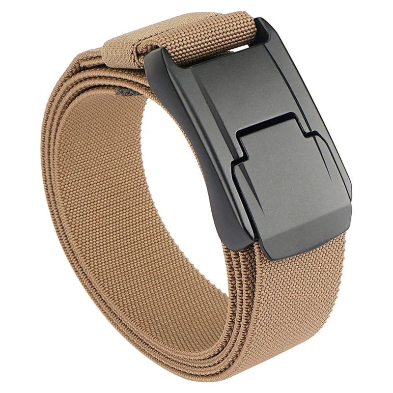 Quick Release Buckle Elastic Stretch Belt