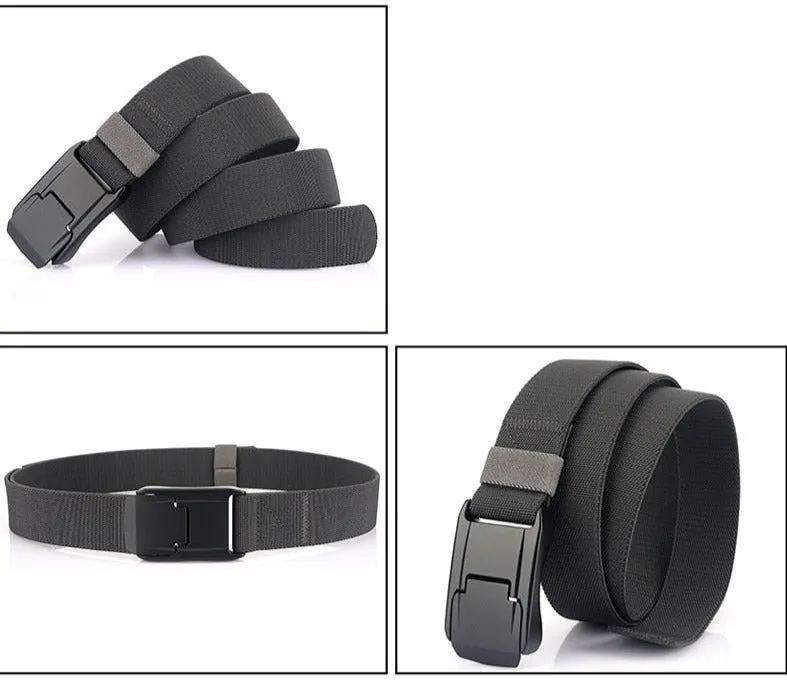 Quick Release Buckle Elastic Stretch Belt