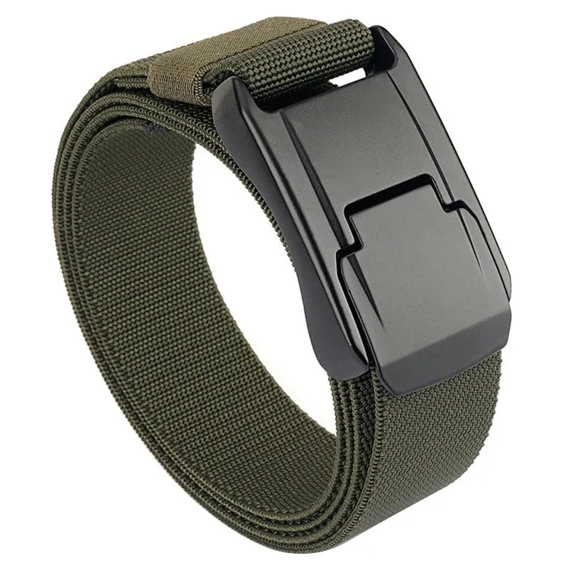 Quick Release Buckle Elastic Stretch Belt