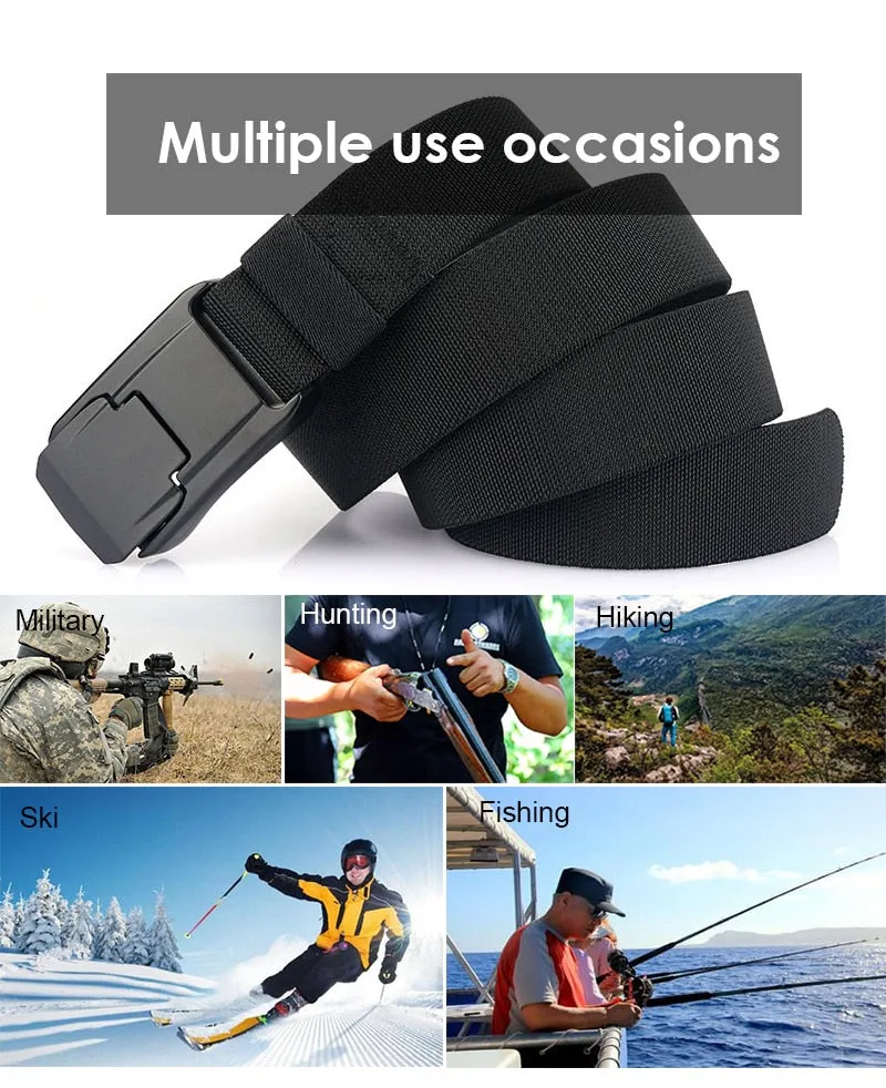 Quick Release Buckle Elastic Stretch Belt