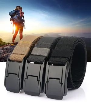 Quick Release Buckle Elastic Stretch Belt