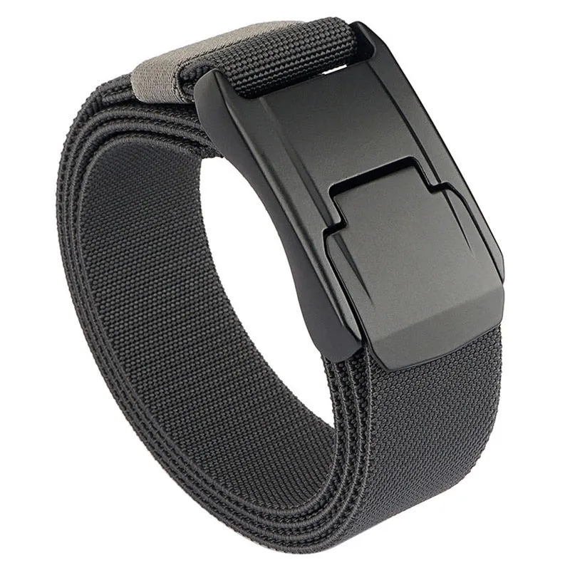 Quick Release Buckle Elastic Stretch Belt