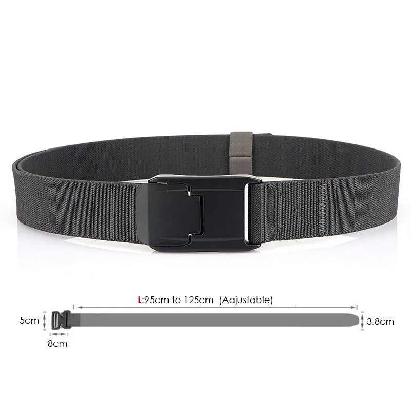 Quick Release Buckle Elastic Stretch Belt