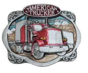 "American Trucker" Belt Buckle