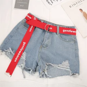 "GENTLEWOMEN" CANVAS BELT K071503