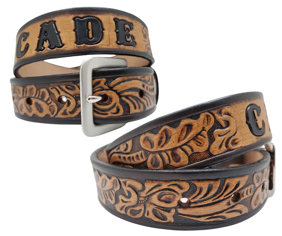 "Lil' Pendleton" Leather KIDS/CHILDRENS Name Belt