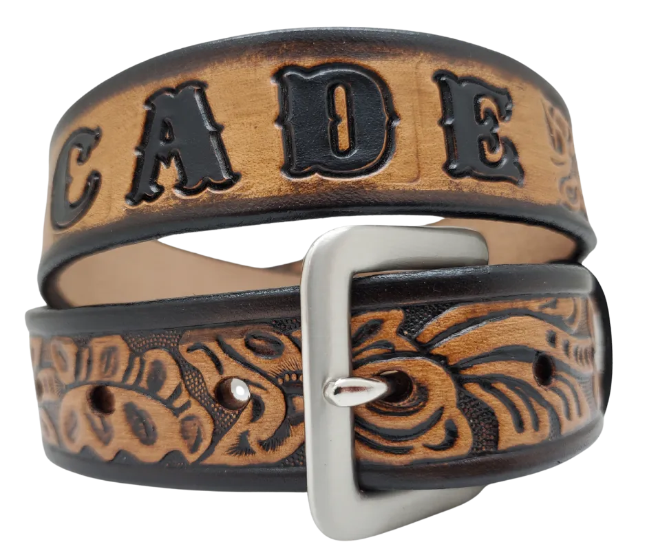 "Lil' Pendleton" Leather KIDS/CHILDRENS Name Belt