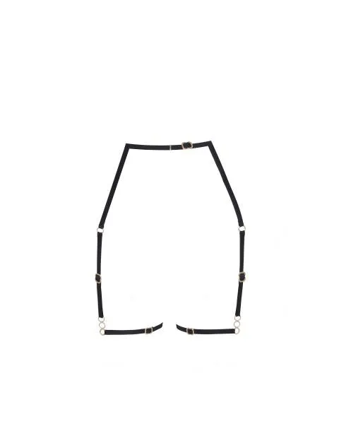 Rafaela Thigh Harness - Black -