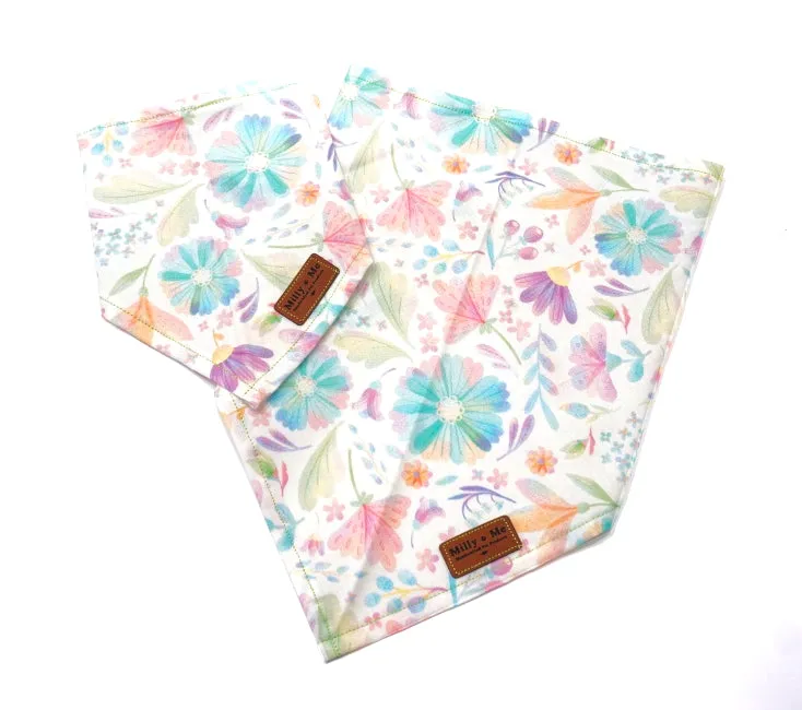 Rainbow Flowers - Pet Bandana