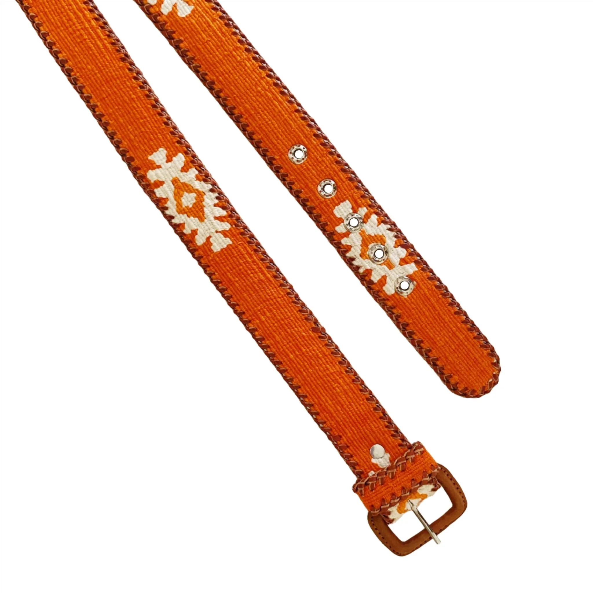 Rancho Belt - Orange & Cream