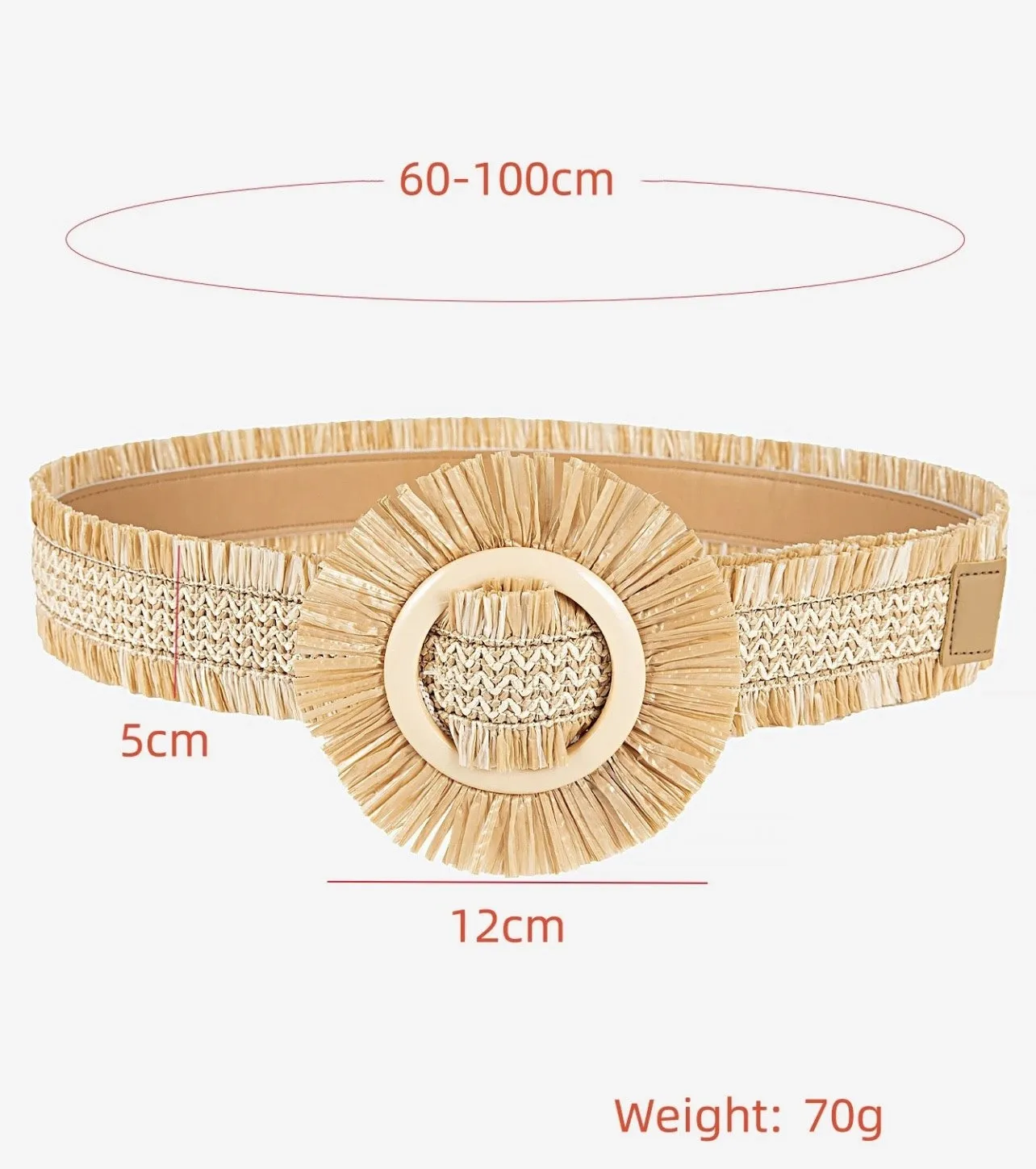 Rattan Belt - Round