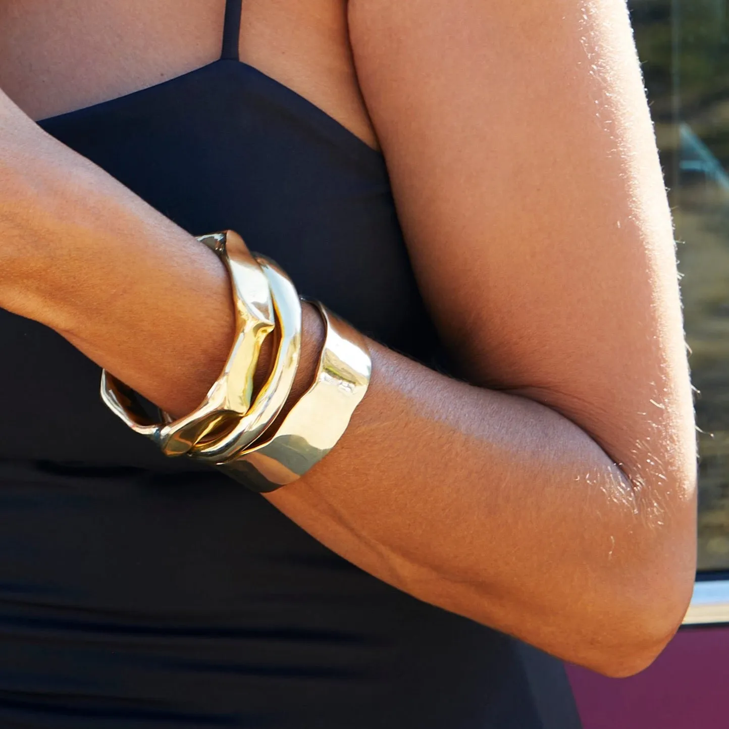 Raw Chunky Cuffs