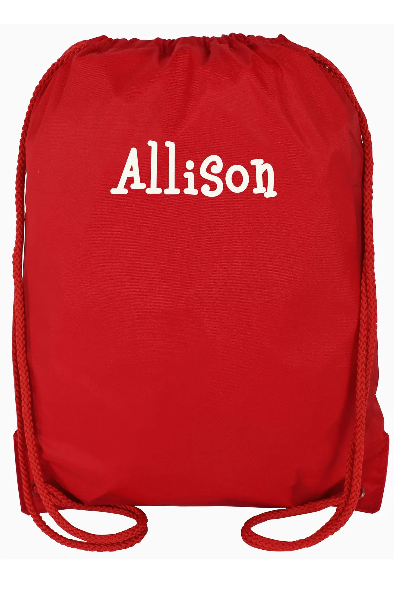 Red Drawstring Backpack