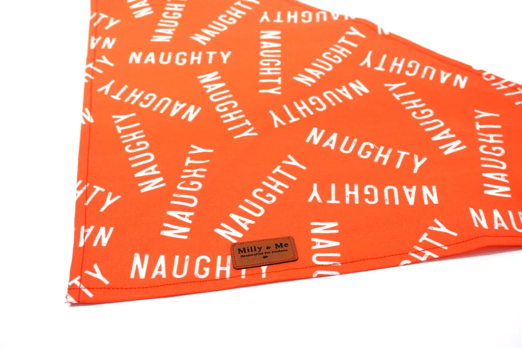 Red Naughty - Pet Bandana