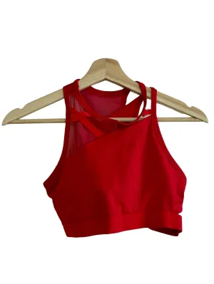 Red Sports Bra