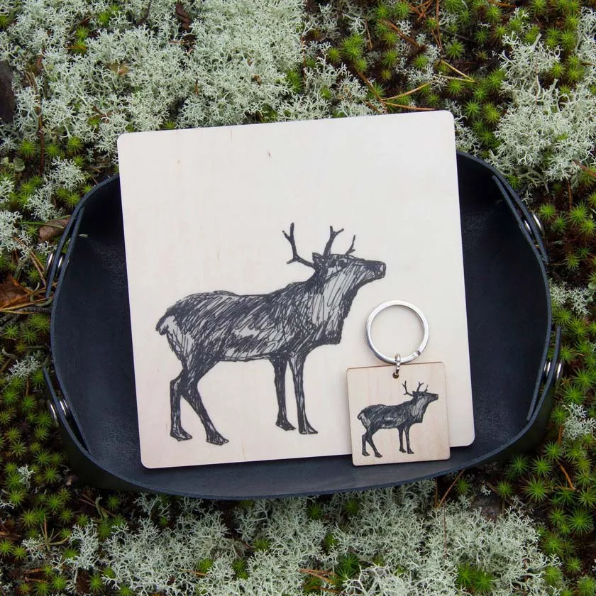 Reindeer keychain