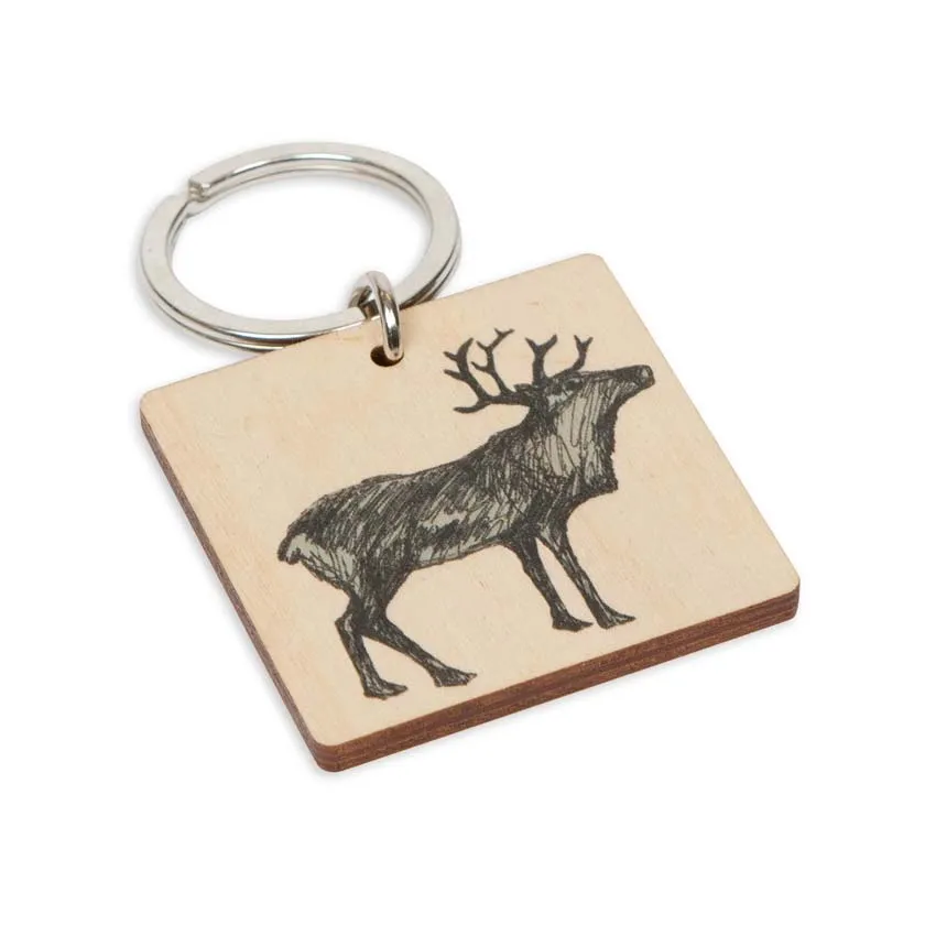 Reindeer keychain