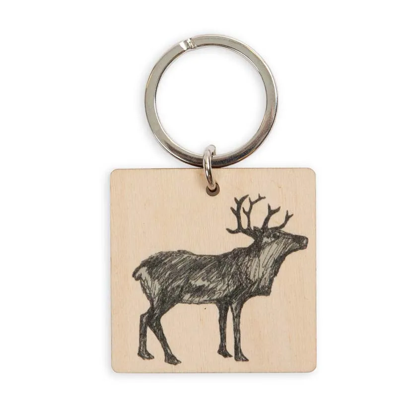 Reindeer keychain