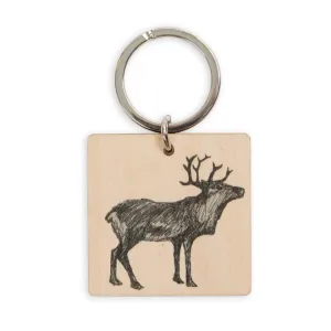 Reindeer keychain