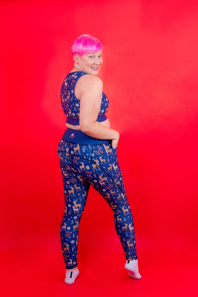Reindeer Wonderland Women's Activewear Leggings