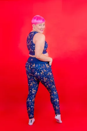 Reindeer Wonderland Women's Activewear Leggings