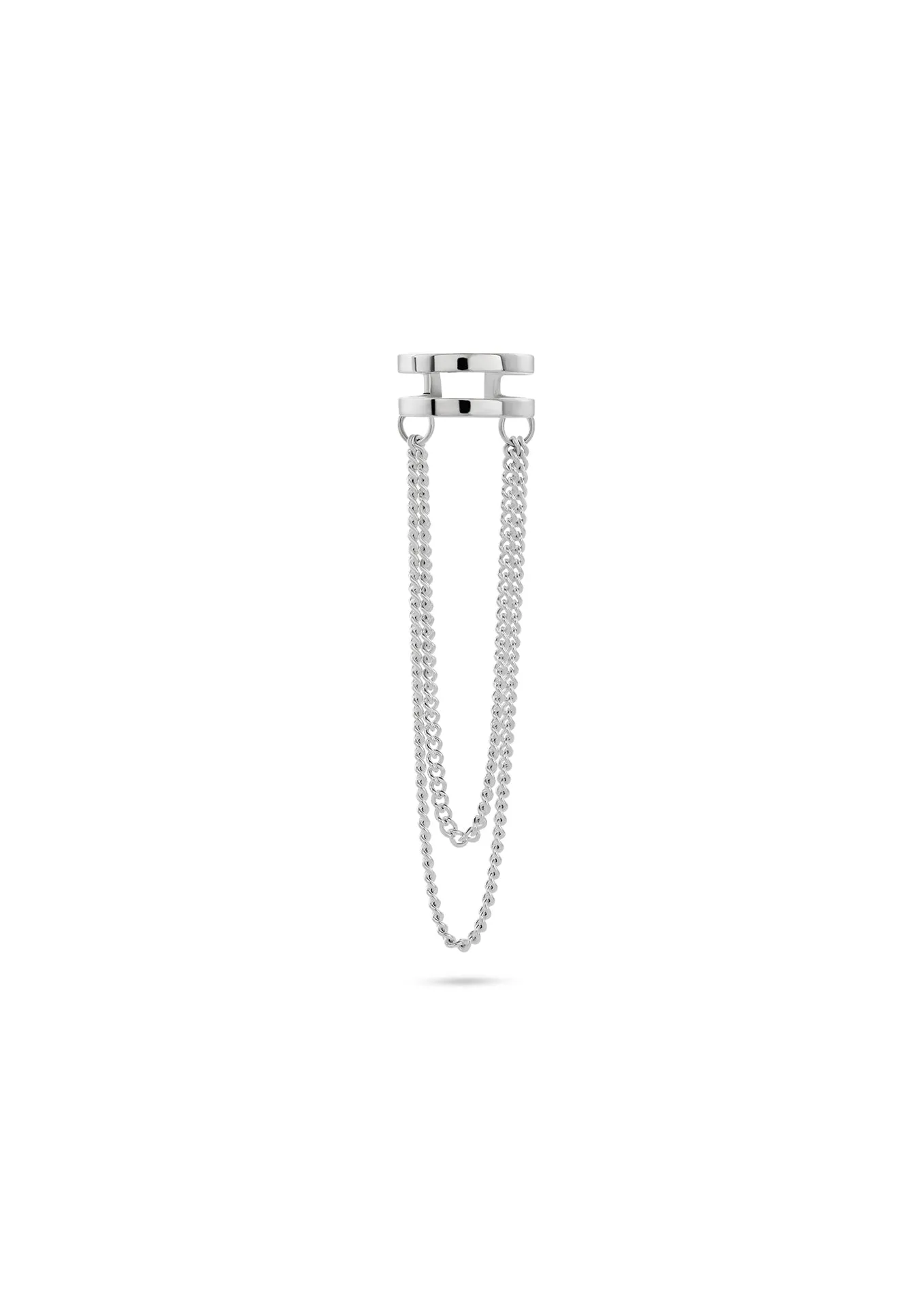 Revolve Ear Cuff Silver