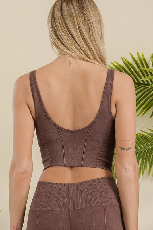 Ribbed Bliss Sports Bra