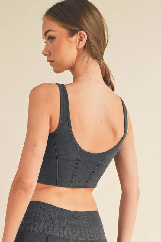 Ribbed Bliss Sports Bra