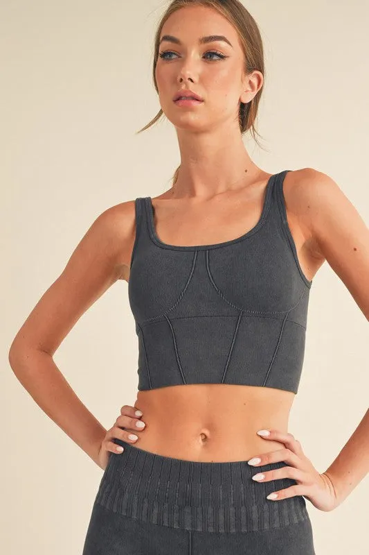Ribbed Bliss Sports Bra
