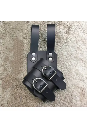 Right Leg Black Sheath Strap