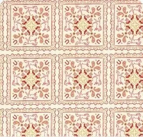 Riley Blake Wild Rose Fabric Collection Bandanas on Cream Premium 100% Cotton Quilt Shop Quality Fabrics
