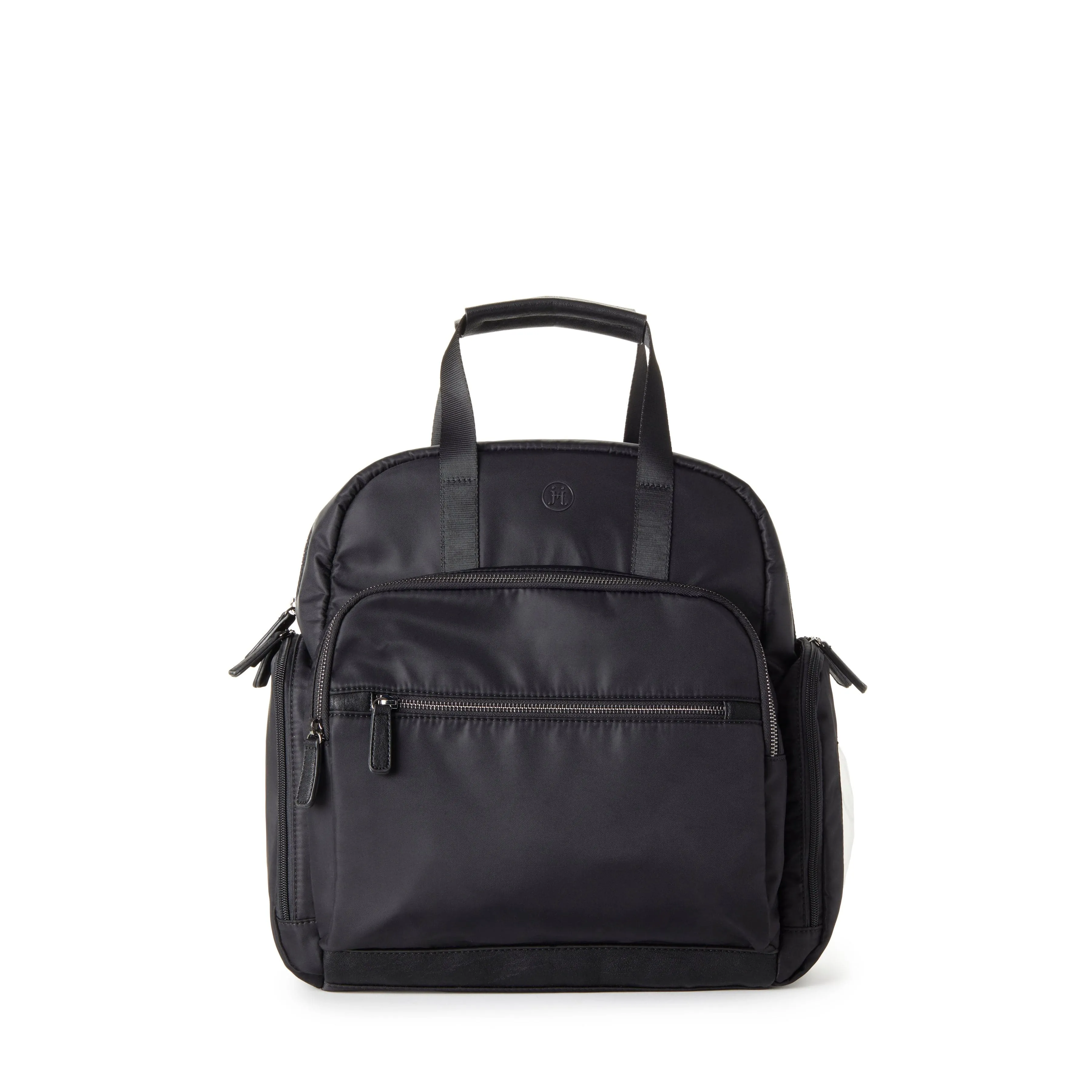 River Recycled Vegan Unisex Diaper Backpack | Black