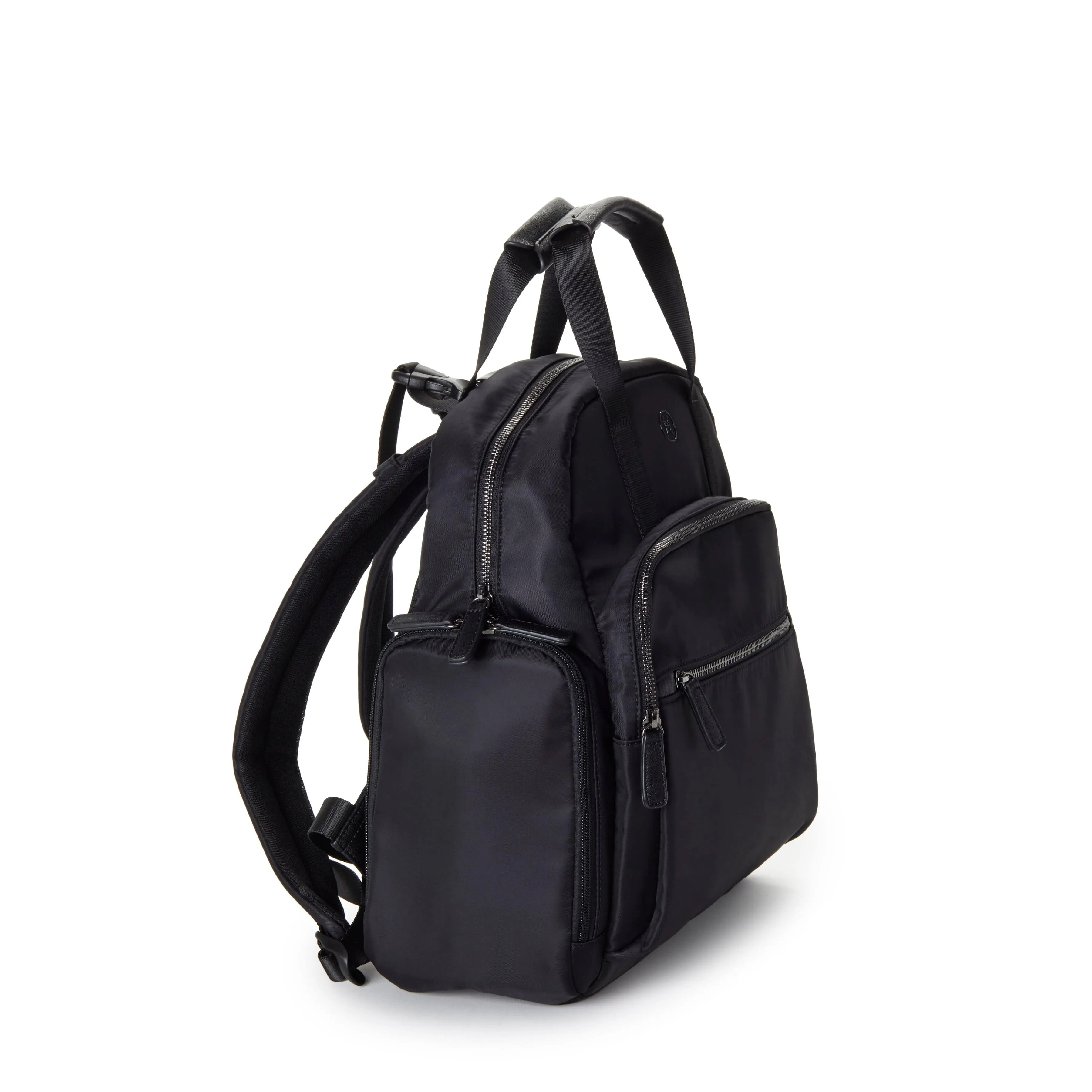 River Recycled Vegan Unisex Diaper Backpack | Black