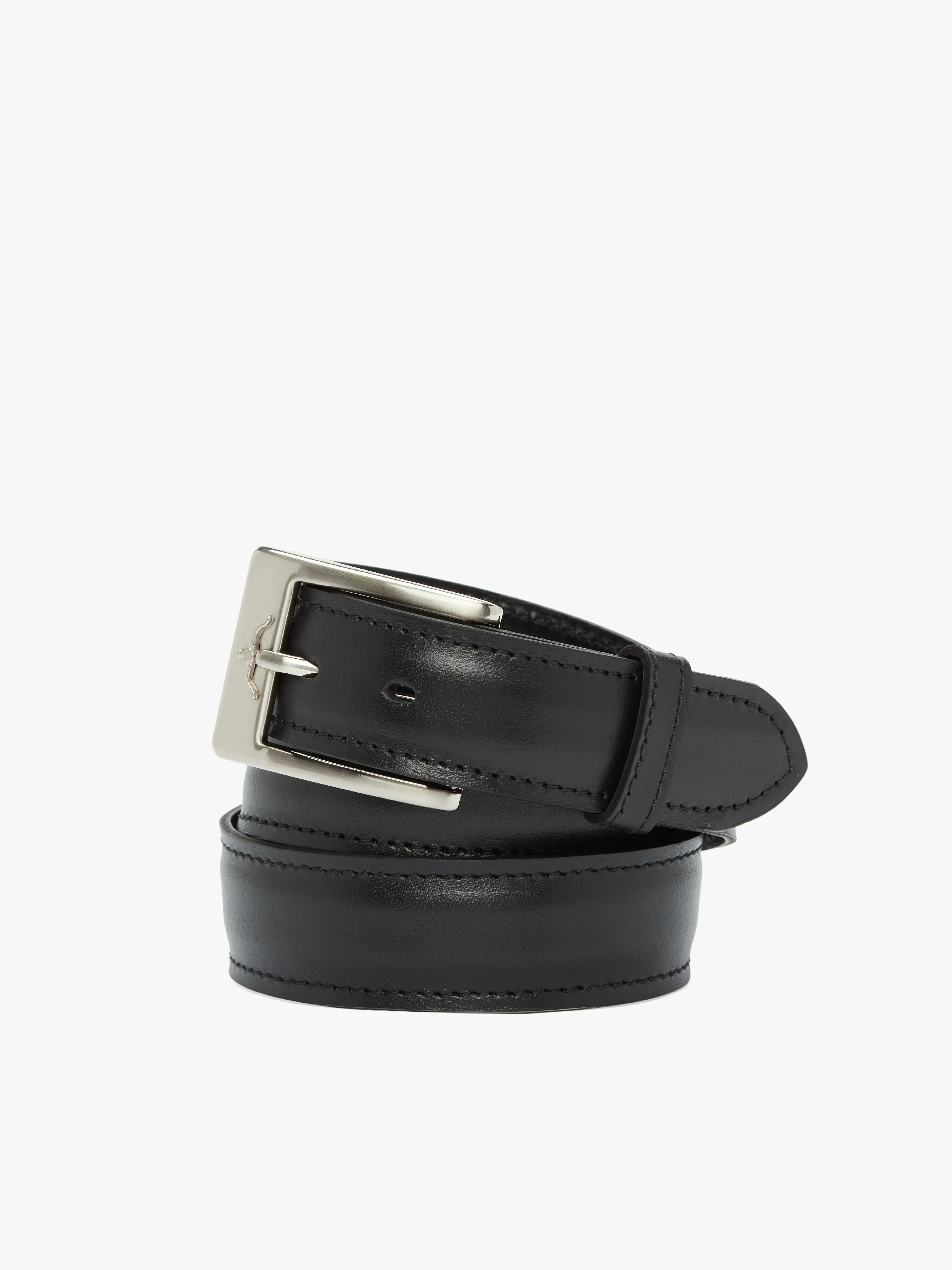R.M. Williams Mens Dress Belt - Black