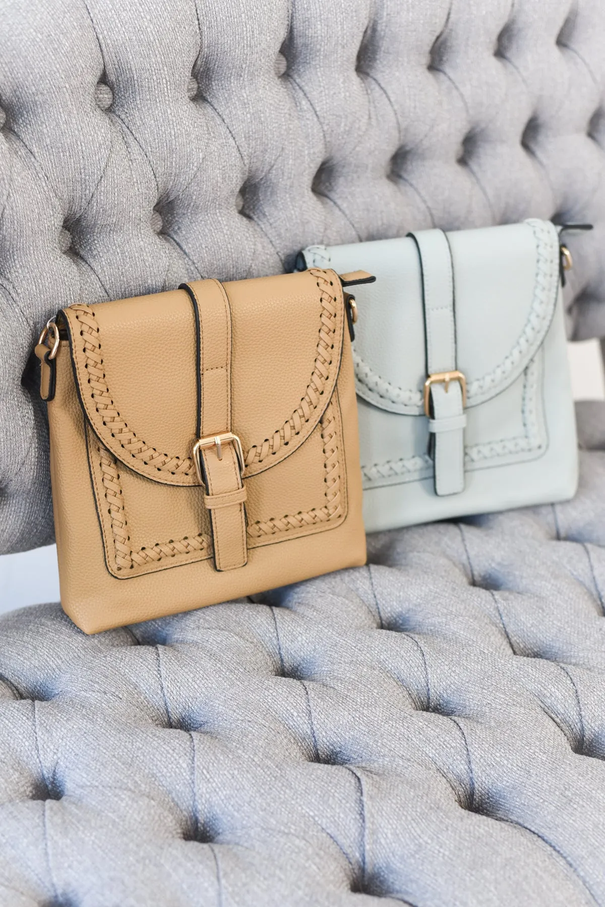 Roberta Whipstitch Flapover Crossbody