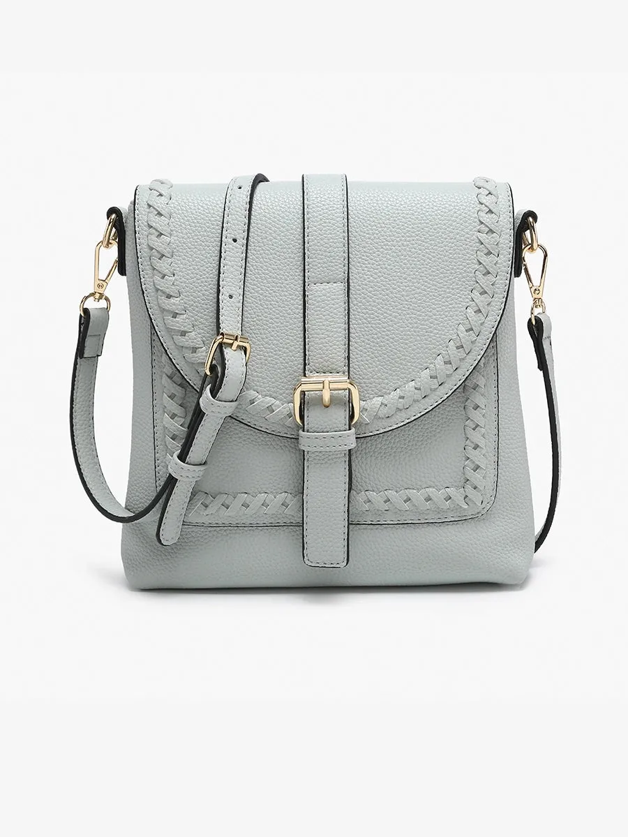 Roberta Whipstitch Flapover Crossbody