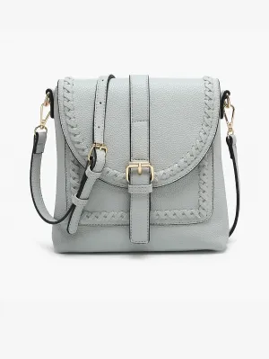 Roberta Whipstitch Flapover Crossbody