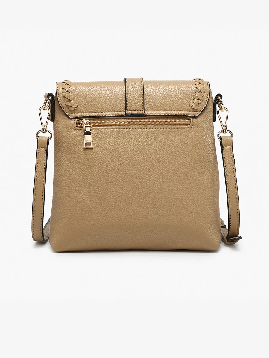 Roberta Whipstitch Flapover Crossbody