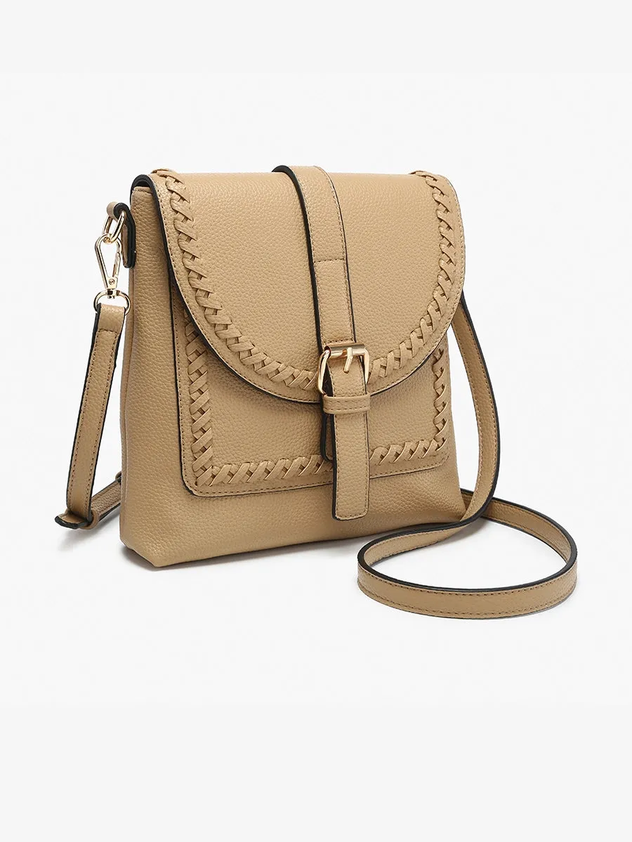 Roberta Whipstitch Flapover Crossbody