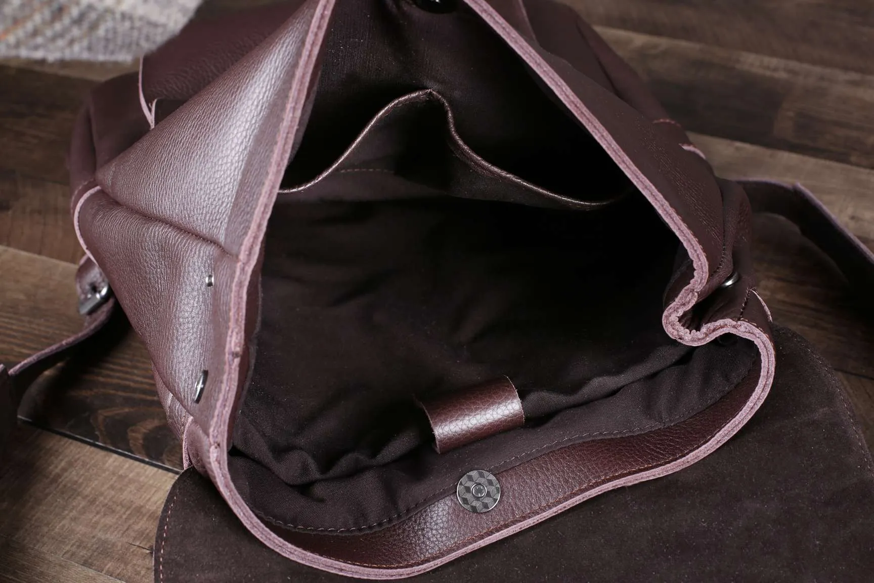 ROCKCOW Vintage Leather Backpack, Womens Leather Backpack Purse, School Backpack