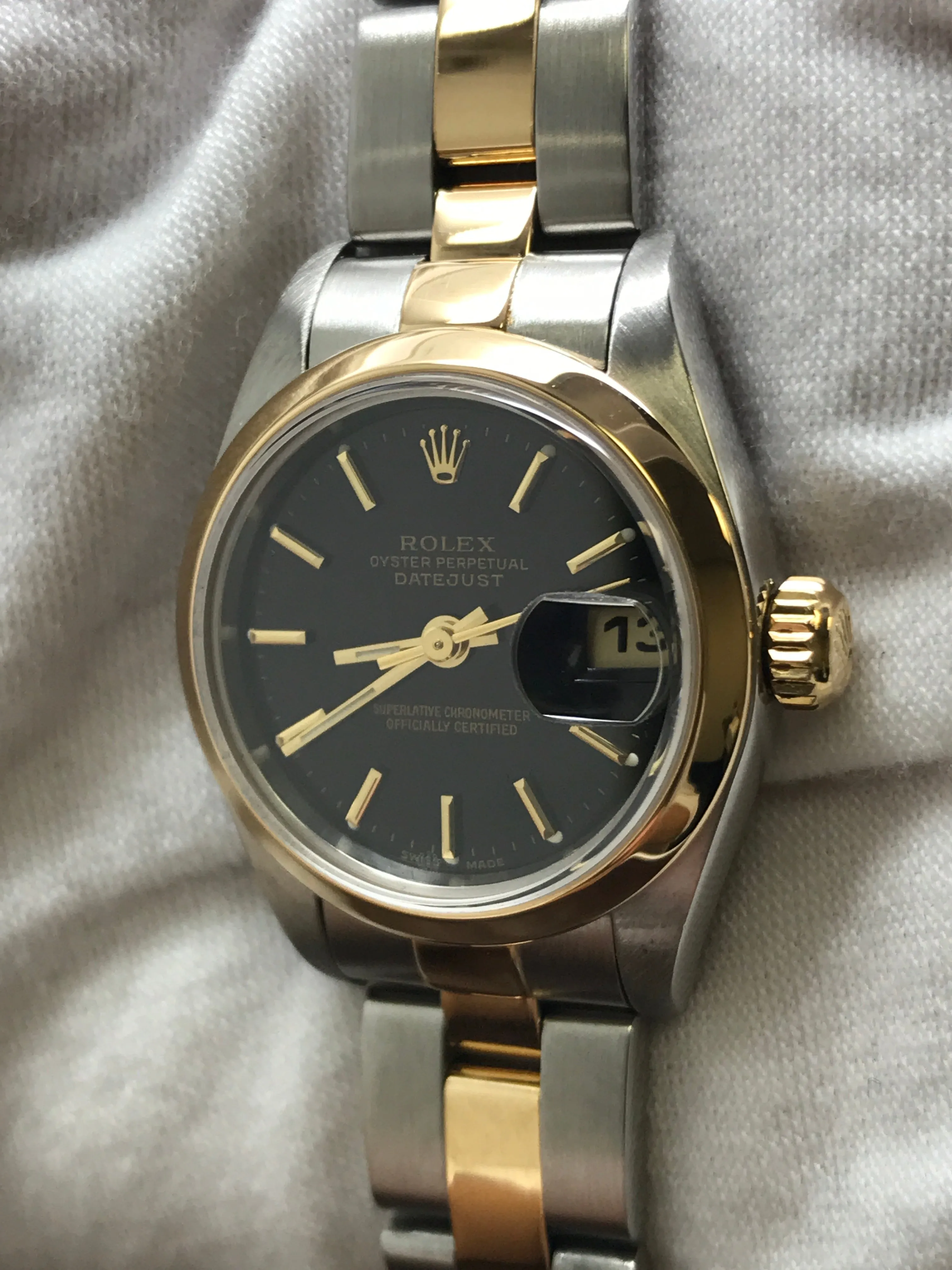 Rolex Datejust 26mm 79163 Black Dial Automatic Women's Watch