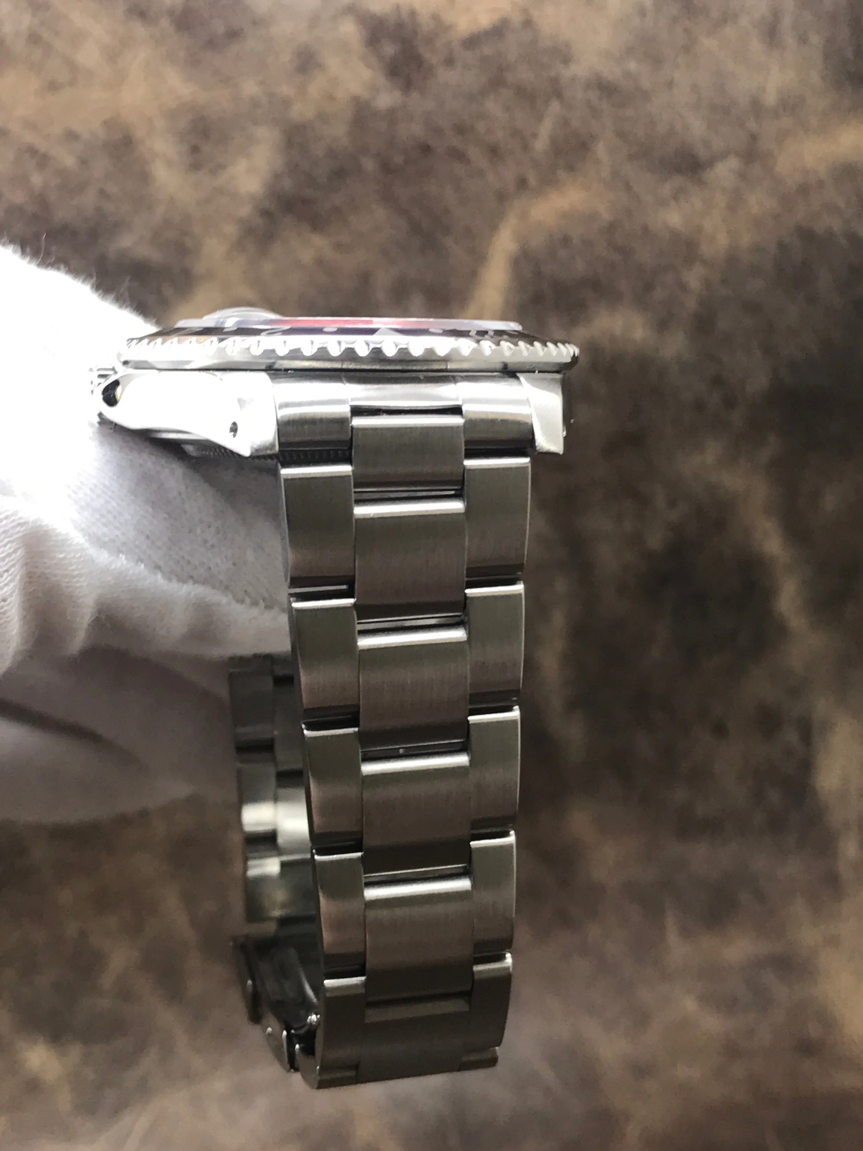 Rolex GMT Master II Pepsi 16710 Black Dial Automatic Men's Watch