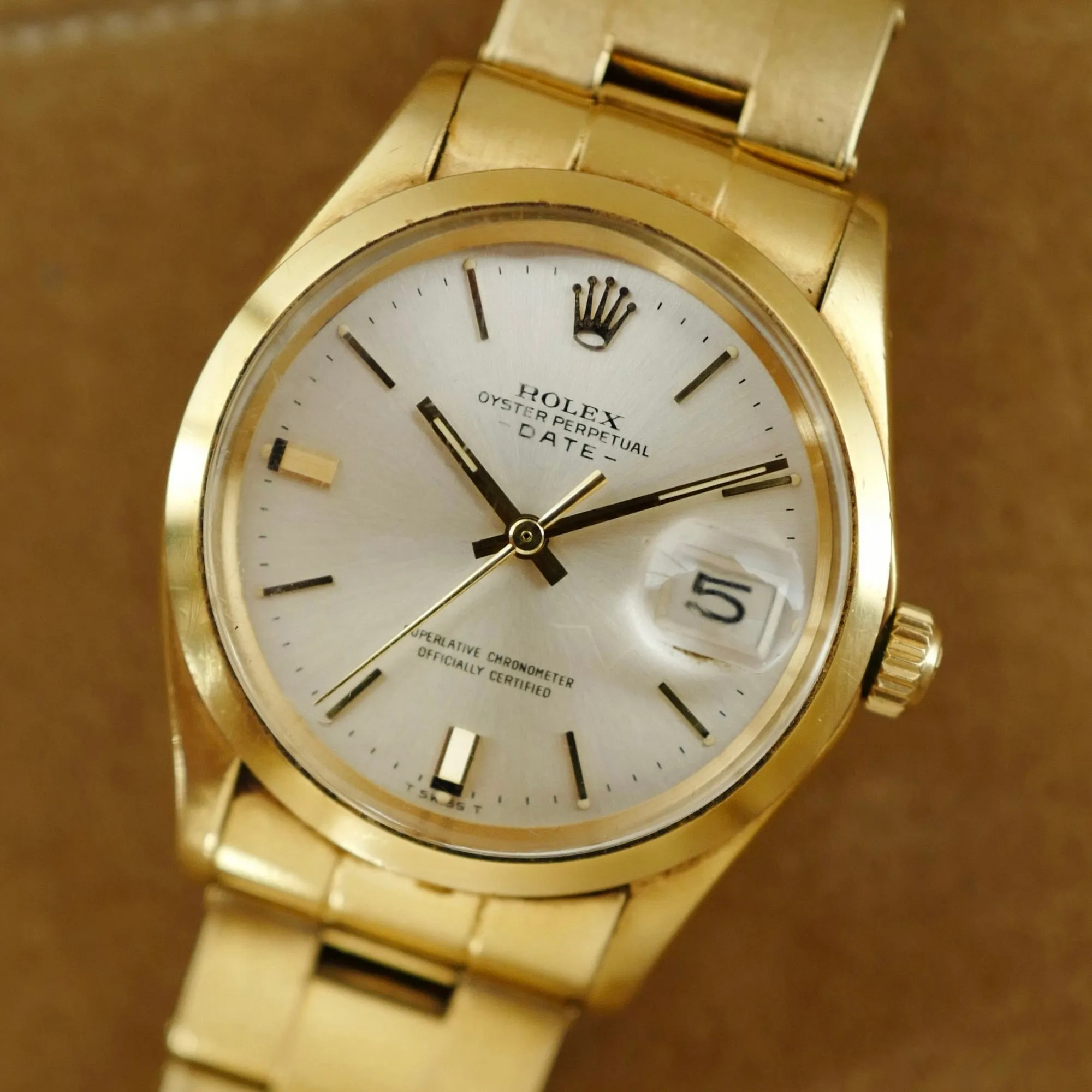Rolex Yellow Gold Date Ref. 1500, Circa 1971 (New Arrival)