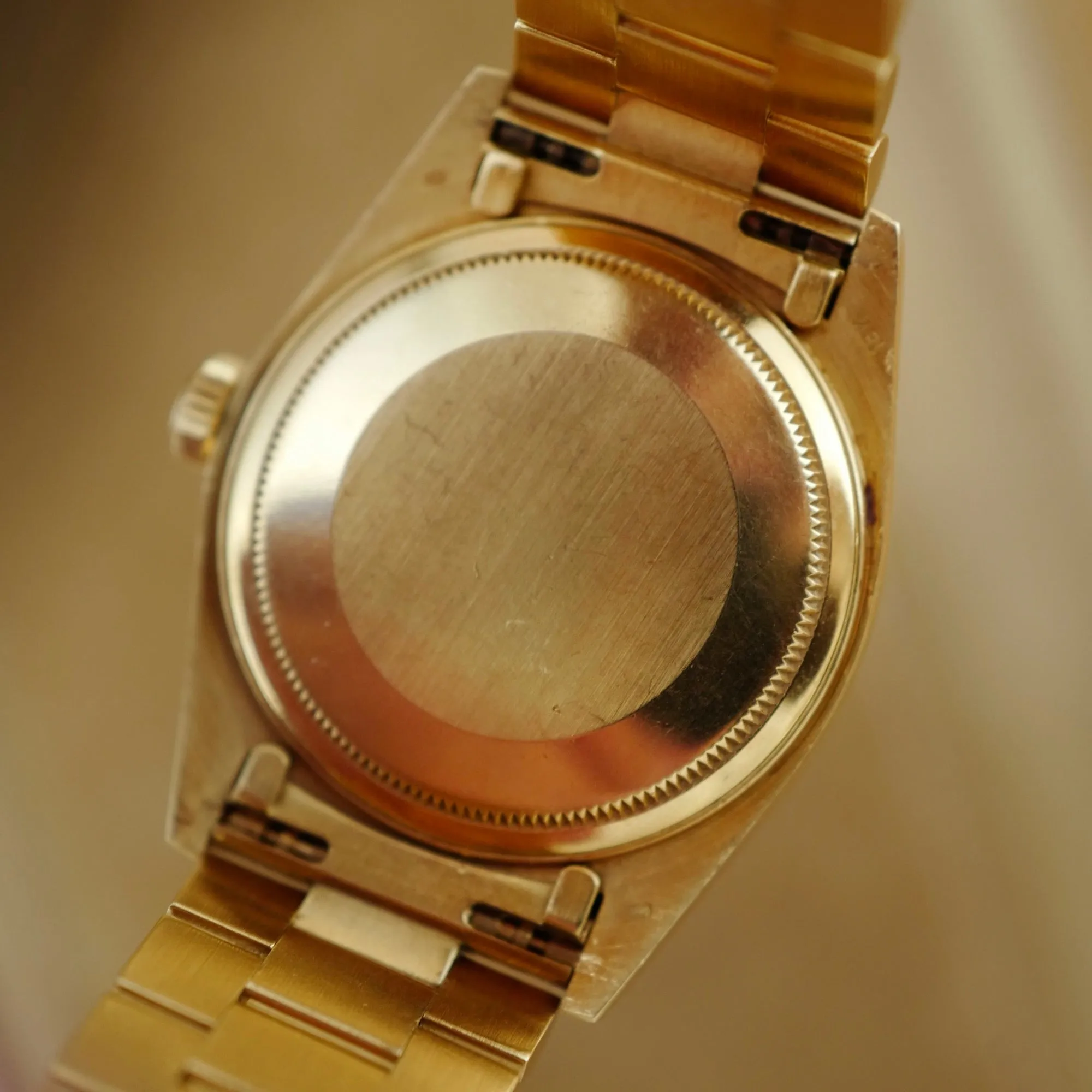 Rolex Yellow Gold Day-Date Ref. 18148 with Sapphire and Diamond String Dial and Bezel (New Arrival)