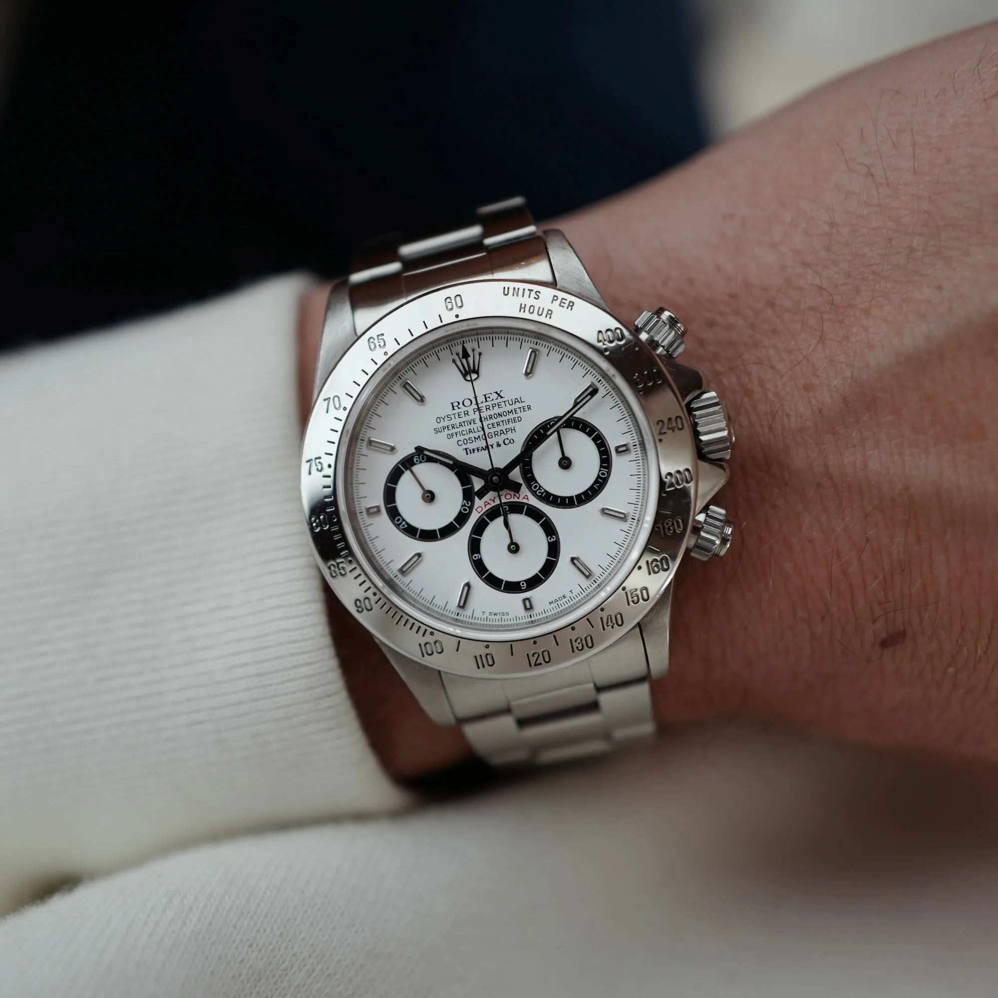 Rolex Zenith Daytona Ref. 16520 retailed by Tiffany & Co.