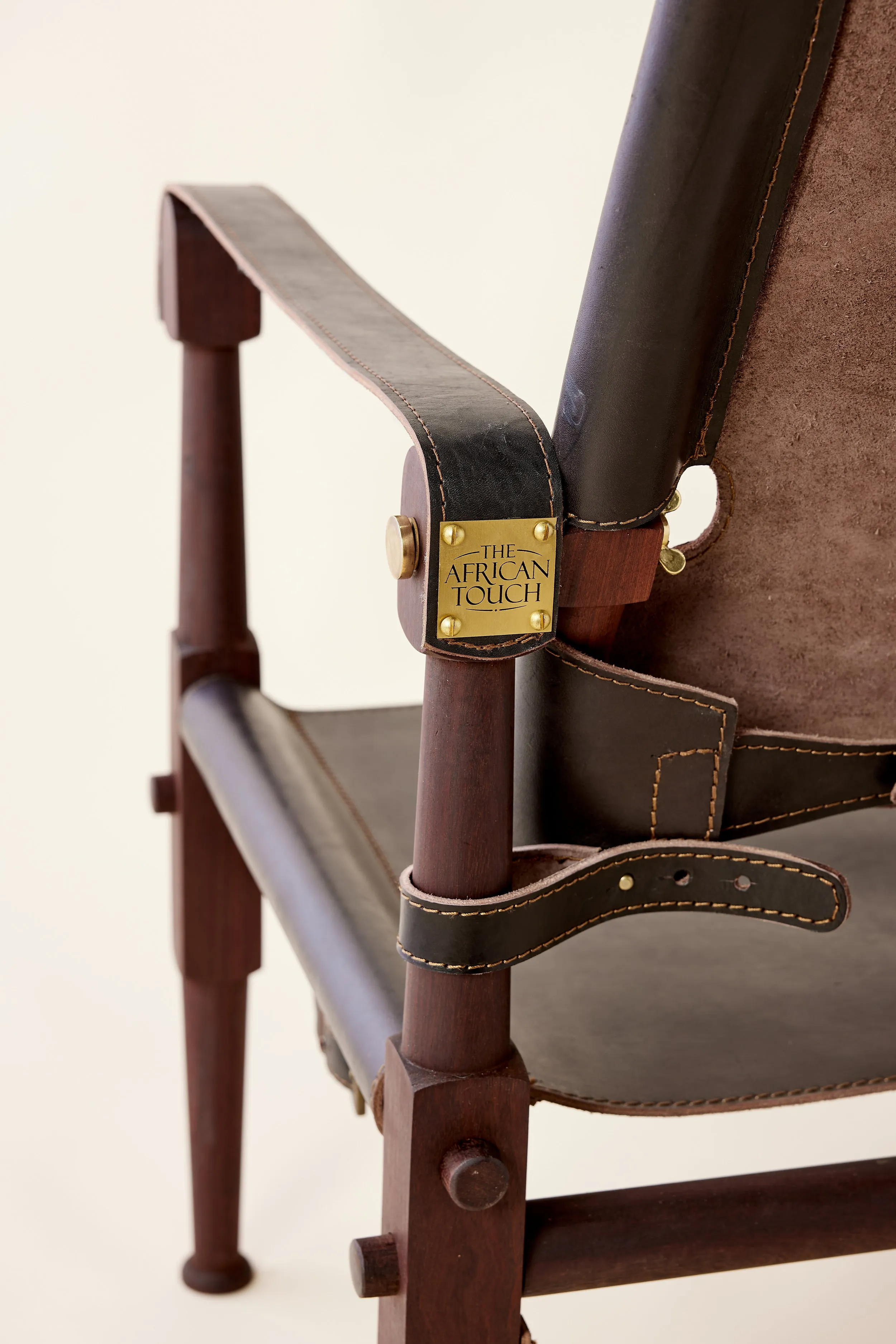 Roorkhee Portable Leather Arm Chair